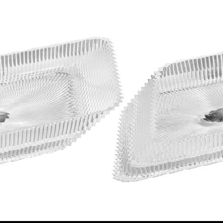 Mexen Nira lavabo à poser en verre 39 x 39 cm, transparent - 24203900