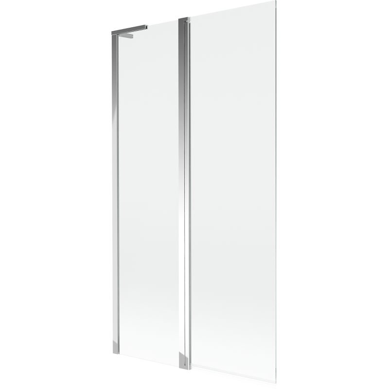 Mur pare-baignoire Mexen Mist L 2 volets 100 x 150 cm, transparent, chrome - 8A9L-100-011-01-00