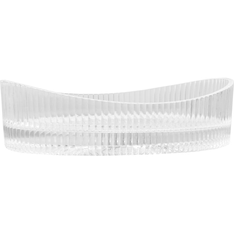 Mexen Kivo lavabo en verre sur plan 50 x 37 cm, transparent - 24215000