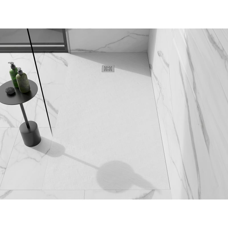 Mexen Stone+ receveur de douche rectangulaire en composite 160 x 80 cm, blanc - 44108016