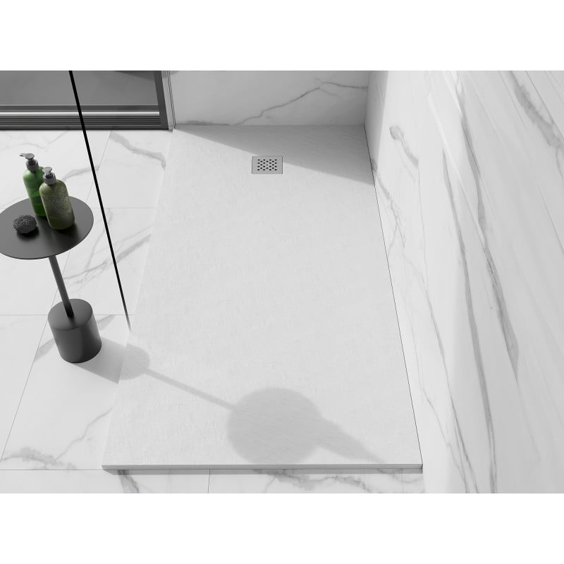 Mexen Stone+ receveur de douche en composite rectangulaire 180 x 80 cm, blanc - 44108018