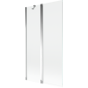Mexen Mist paroi de douche 2 volets 100 x 150 cm, transparent, chrome - 8A9-100-011-01-00