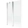 Mexen Mist paroi de douche 2 volets 120 x 150 cm, transparent, chrome - 8A9-120-011-01-00