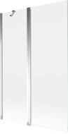 Mexen Mist paroi de douche 2 volets 120 x 150 cm, transparent, chrome - 8A9-120-011-01-00