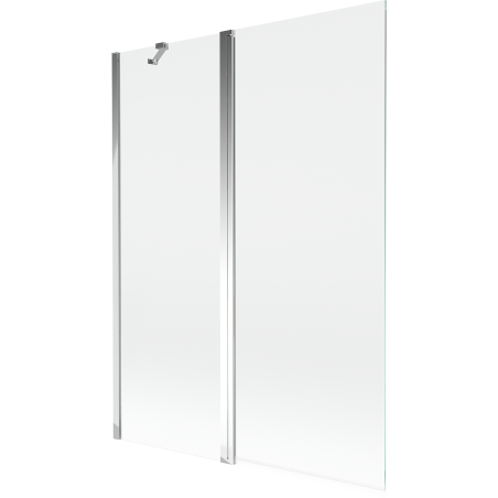 Mexen Mist pare-douche 2 volets 130 x 150 cm, transparent, chrome - 8A9-130-011-01-00