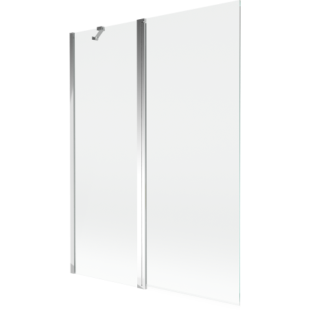 Mexen Mist paroi de baignoire 2 volets 130 x 150 cm, transparent, chrome - 8A9-130-011-01-00