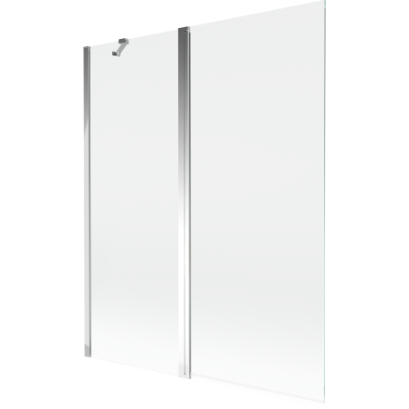 Mexen Mist paroi de baignoire pliable 2 volets 140 x 150 cm, transparent, chrome - 8A9-140-011-01-00