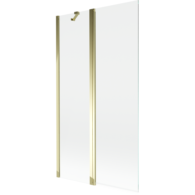 Mexen Mist paroi de douche à 2 volets 100 x 150 cm, transparent, doré - 8A9-100-011-50-00