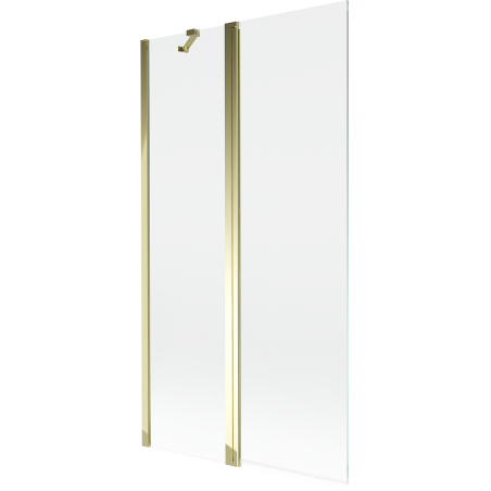 Mexen Mist paroi de douche à 2 volets 100 x 150 cm, transparent, doré - 8A9-100-011-50-00