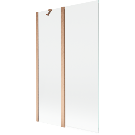 Mexen Mist paroi de douche 2 volets 110 x 150 cm, transparent, cuivre brossé - 8A9-110-011-65-00