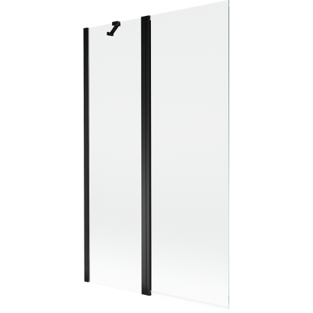 Mexen Mist paroi de douche 2 vantaux 110 x 150 cm, transparent, noir - 8A9-110-011-70-00