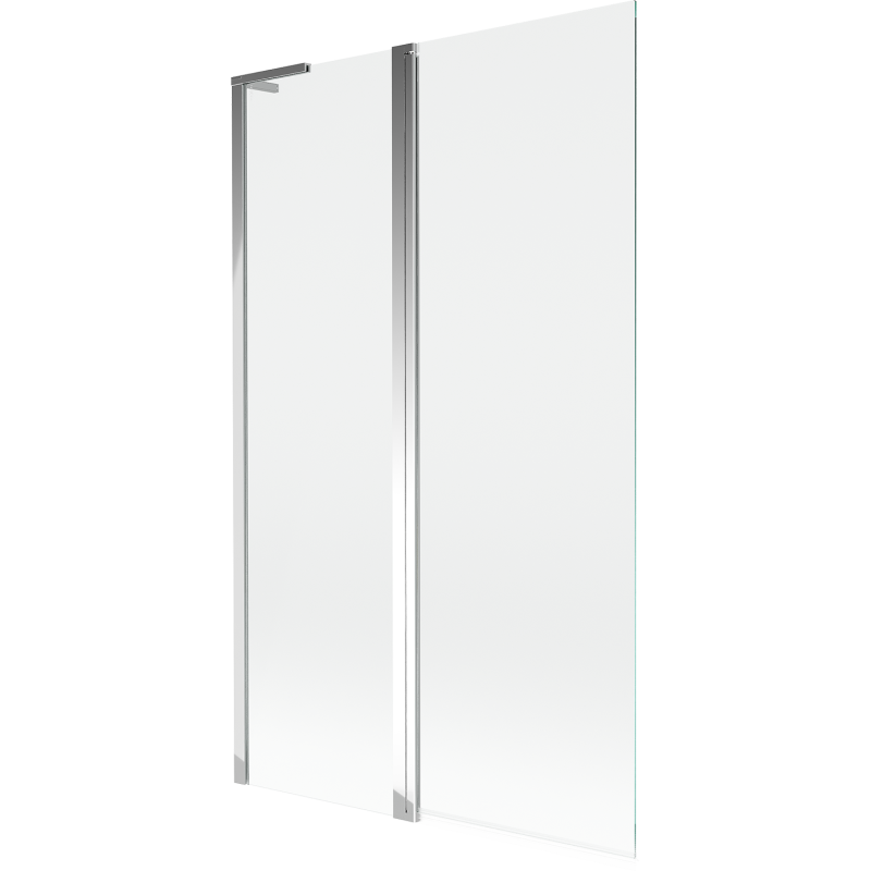 Mexen Mist L paroi de baignoire 2 volets 110 x 150 cm, transparent, chrome - 8A9L-110-011-01-00