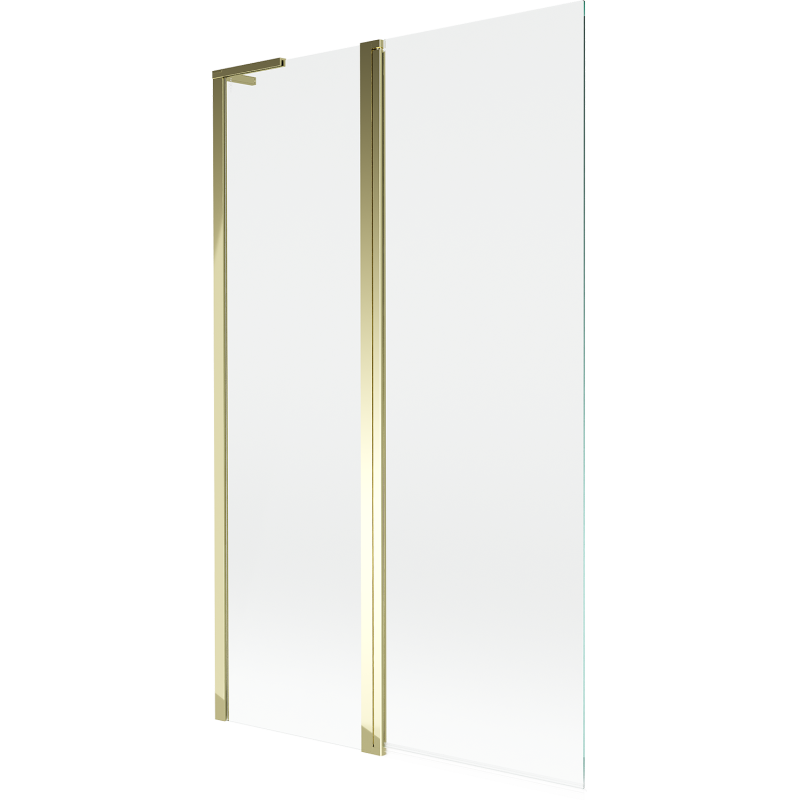 Mexen Mist L paroi de douche 2 volets 110 x 150 cm, transparent, doré - 8A9L-110-011-50-00