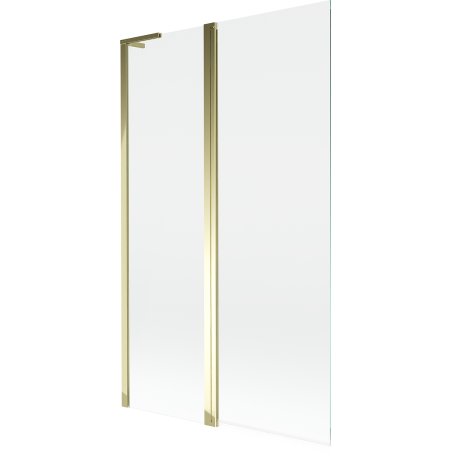Mexen Mist L paroi de douche 2 volets 110 x 150 cm, transparent, doré - 8A9L-110-011-50-00