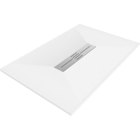 Mexen Toro receveur de douche rectangulaire SMC 100 x 70 cm, Blanc - 43107010