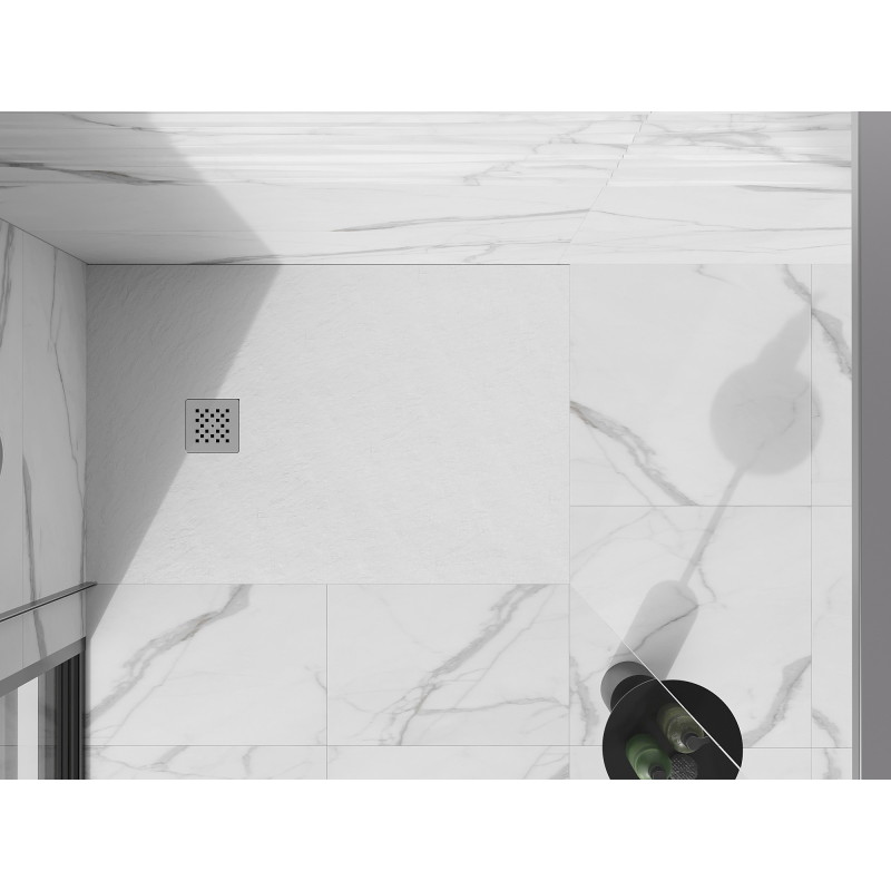 Mexen Stone+ receveur de douche composite rectangulaire 130 x 90 cm, blanc - 44109013