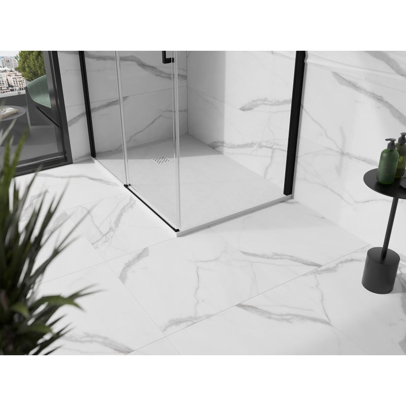 Mexen Stone+ receveur de douche rectangulaire composite 100 x 70 cm, blanc - 44107010