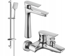 Mexen Axel Ensemble de bain DB62, chrome - 73813DB62-00