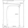 Mexen Axel Ensemble de bain DB62, chrome - 73813DB62-00