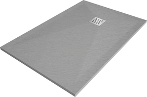 Mexen Stone+ receveur de douche en composite rectangulaire 80 x 70 cm, Gris-Béton - 44617080