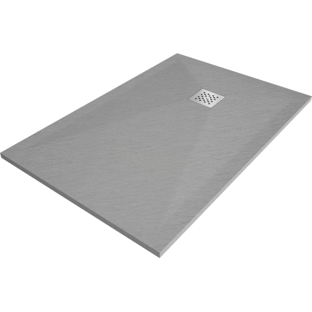 Mexen Stone+ receveur de douche en composite rectangulaire 90 x 70 cm, Gris-Béton - 44617090