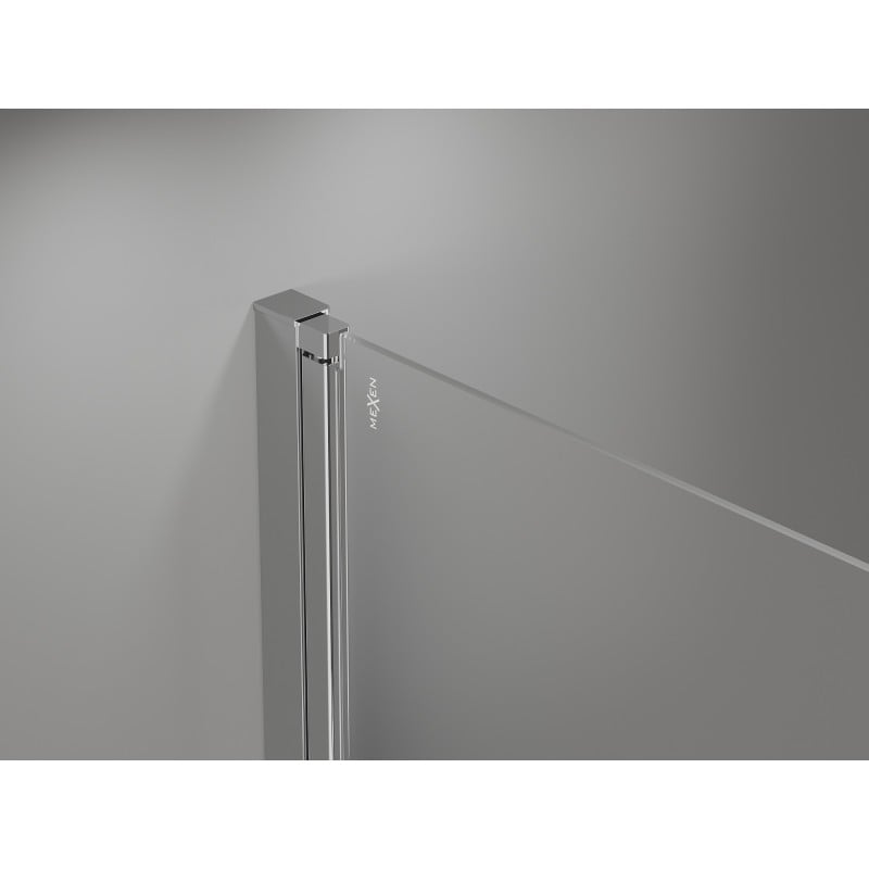 Mexen Mist porte de douche battante 100 cm, transparent, chrome - 8A7-100-000-01-00
