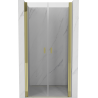 Mexen Mist porte de douche pivotante 110 cm, transparent, doré - 8A7-110-000-50-00