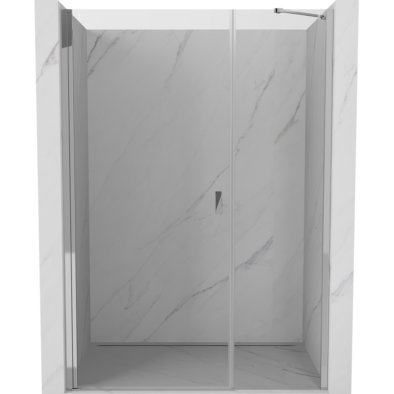 Mexen Mist-B porte de douche pivotante 100 cm, transparent, chrome - 8A2-100-001-01-00