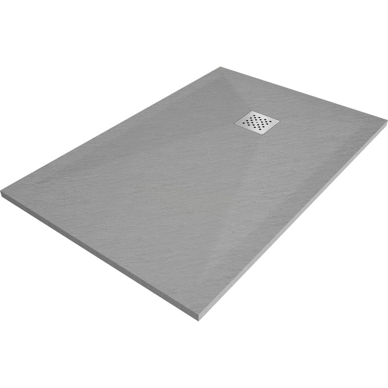 Mexen Stone+ receveur de douche composite rectangulaire 110 x 90 cm, gris-béton - 44619011