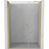 Mexen Mist-B porte de douche pivotante 100 cm, transparent, or brossé - 8A2-100-001-55-00