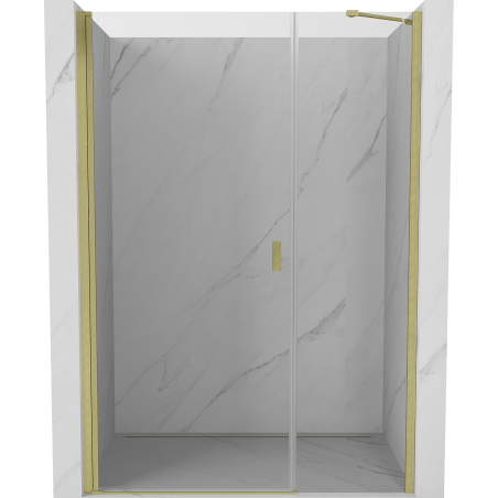 Mexen Mist-B porte de douche pivotante 105 cm, transparent, or brossé - 8A2-105-001-55-00