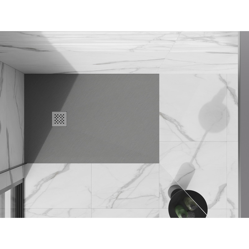 Mexen Stone+ receveur de douche composite rectangulaire 110 x 90 cm, gris-béton - 44619011