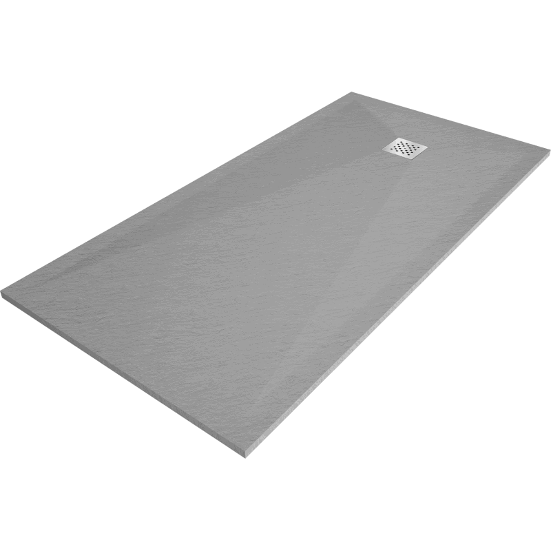 Mexen Stone+ receveur de douche en composite rectangulaire 160 x 90 cm, Gris-Béton - 44619016