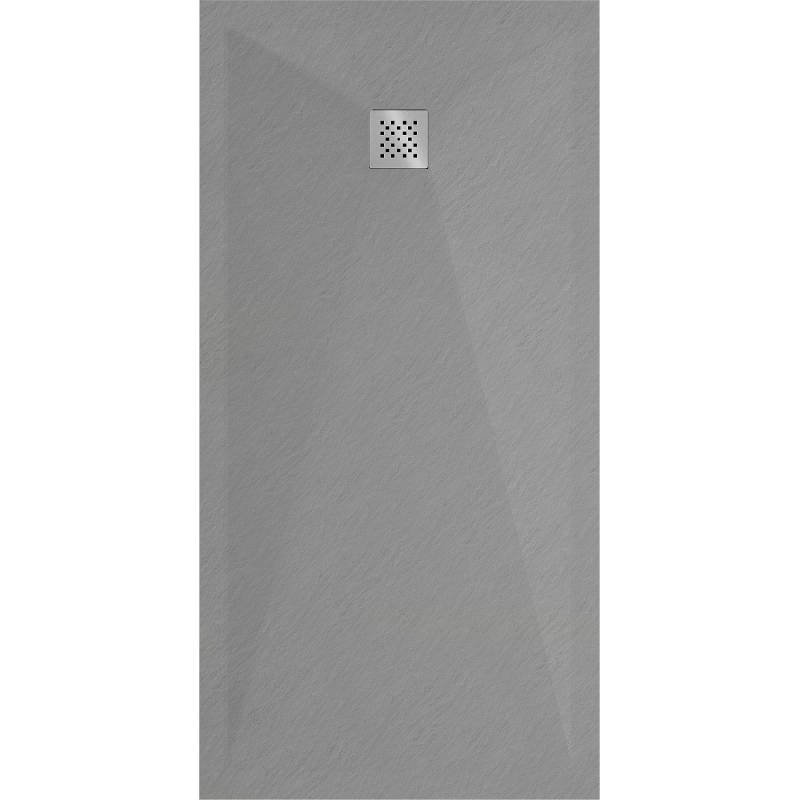 Mexen Stone+ receveur de douche rectangulaire en composite 160 x 100 cm, gris-béton - 44611016