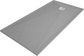 Mexen Stone+ receveur de douche en composite rectangulaire 180 x 100 cm, Gris-Béton - 44611018