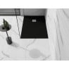 Mexen Stone+ receveur de douche composite rectangulaire 90 x 70 cm, noir - 44707090