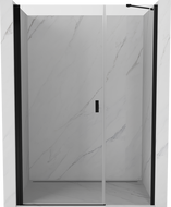Mexen Mist-B porte de douche pivotante 100 cm, transparent, noir - 8A2-100-001-70-00