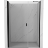 Mexen Mist-B porte de douche pivotante 105 cm, transparent, noir - 8A2-105-001-70-00
