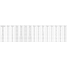 Cabine de douche pliante Mexen Mist-F Duo 85 x 110 cm, grille noire, noire - 8A6-085L-110P-70-77