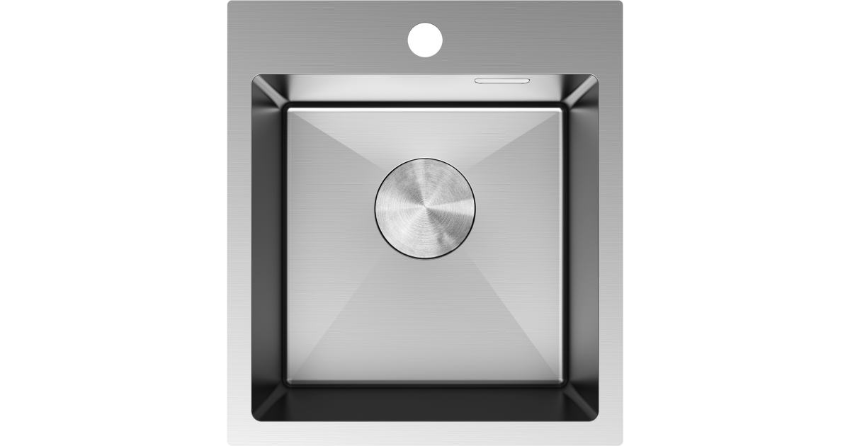 Mexen Solix évier en acier inoxydable 1 bac 400 x 450 mm, inox - 6401401000-01