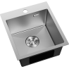 Mexen Solix évier en acier inoxydable 1-bac 400 x 450 mm, inox - 6401401000-01