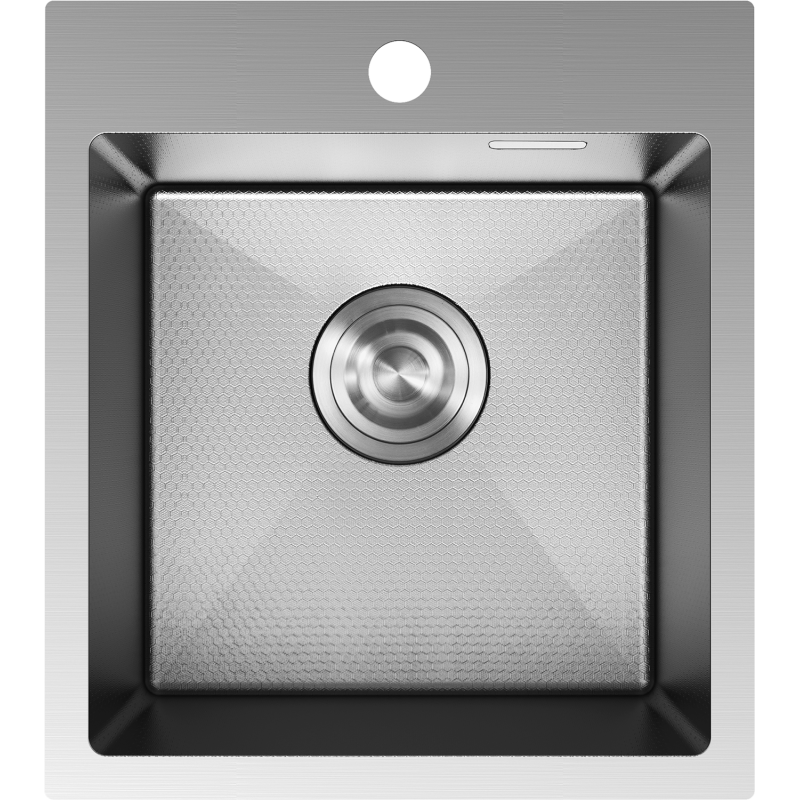 Mexen Solix évier en acier inoxydable 1 bac 400 x 450 mm, inox HC - 6401401000-01HC
