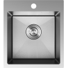 Mexen Solix évier en acier inoxydable 1 bac 400 x 450 mm, inox HC - 6401401000-01HC