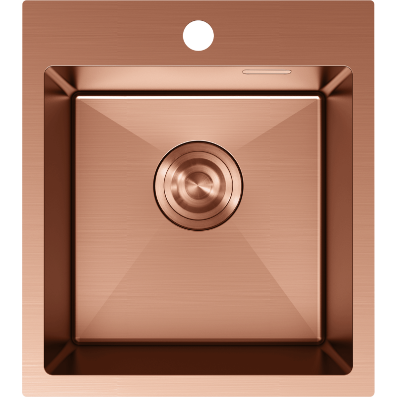 Mexen Solix évier en acier inoxydable 1 bac 400 x 450 mm, cuivre - 6401401000-65