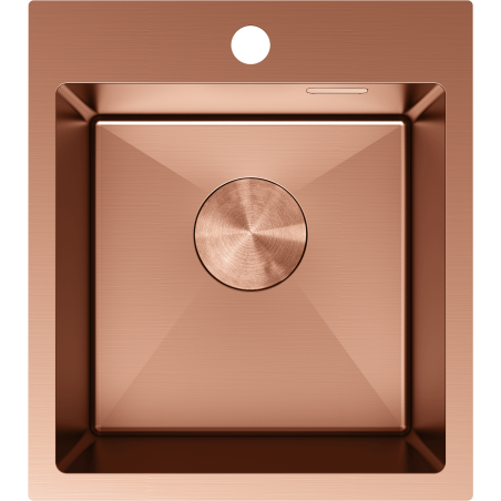Mexen Solix évier en acier inoxydable 1 bac 400 x 450 mm, cuivre - 6401401000-65
