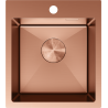 Mexen Solix évier en acier inoxydable 1 bac 400 x 450 mm, cuivre - 6401401000-65