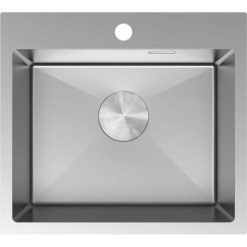 Mexen Solix évier en acier 1 bac 500 x 450 mm, inox - 6402501000-01