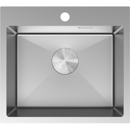 Mexen Solix évier en acier inoxydable 1 bac 500 x 450 mm, inox - 6402501000-01