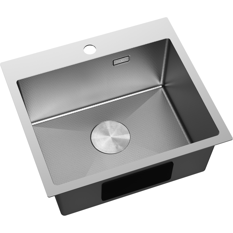Mexen Solix évier en acier inoxydable 1 bac 500 x 450 mm, inox HC - 6402501000-01HC