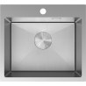 Mexen Solix évier en acier inoxydable 1 bac 500 x 450 mm, inox HC - 6402501000-01HC